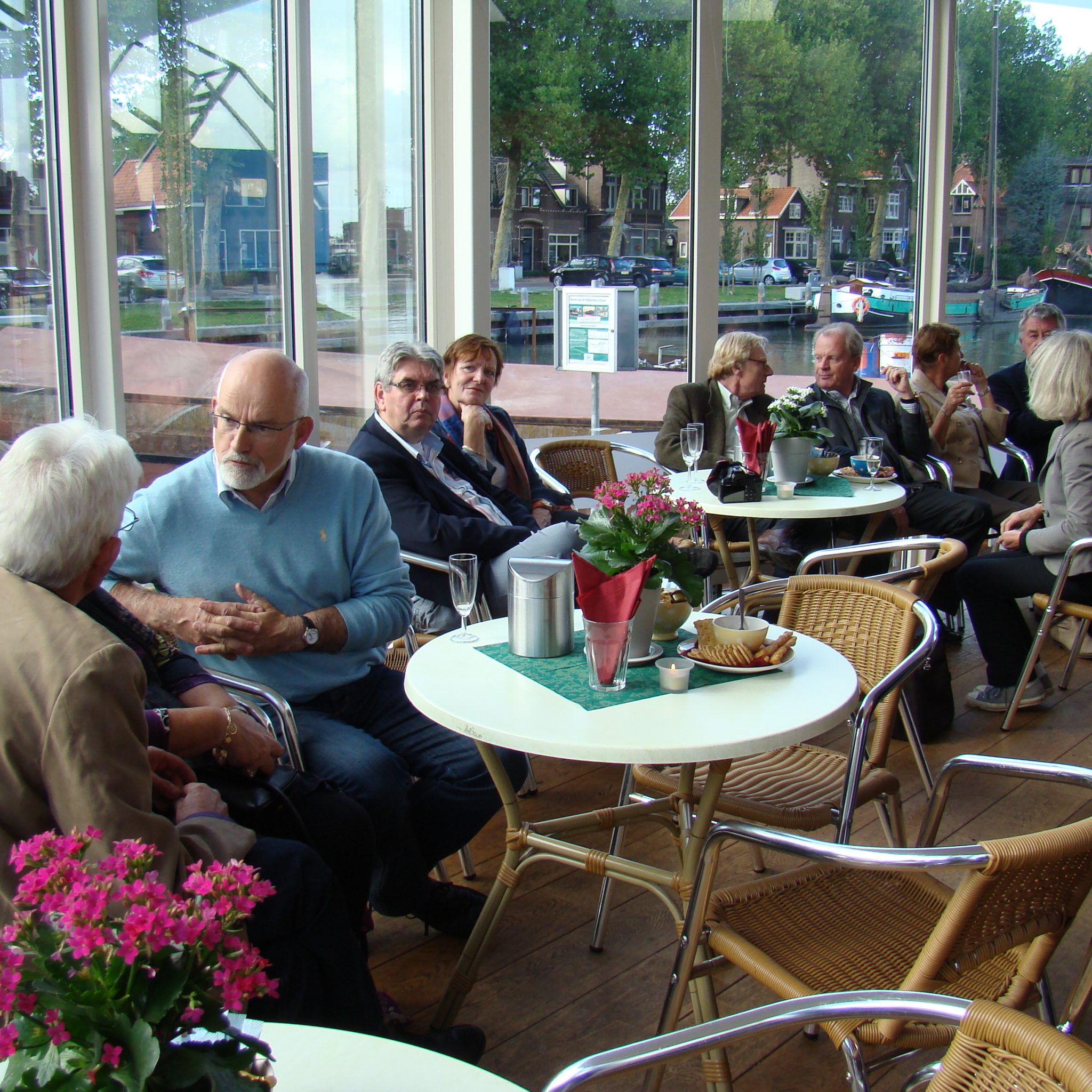 Foto van een open Schipperscafé voor corona. (Foto Museumwerf Vreeswijk)