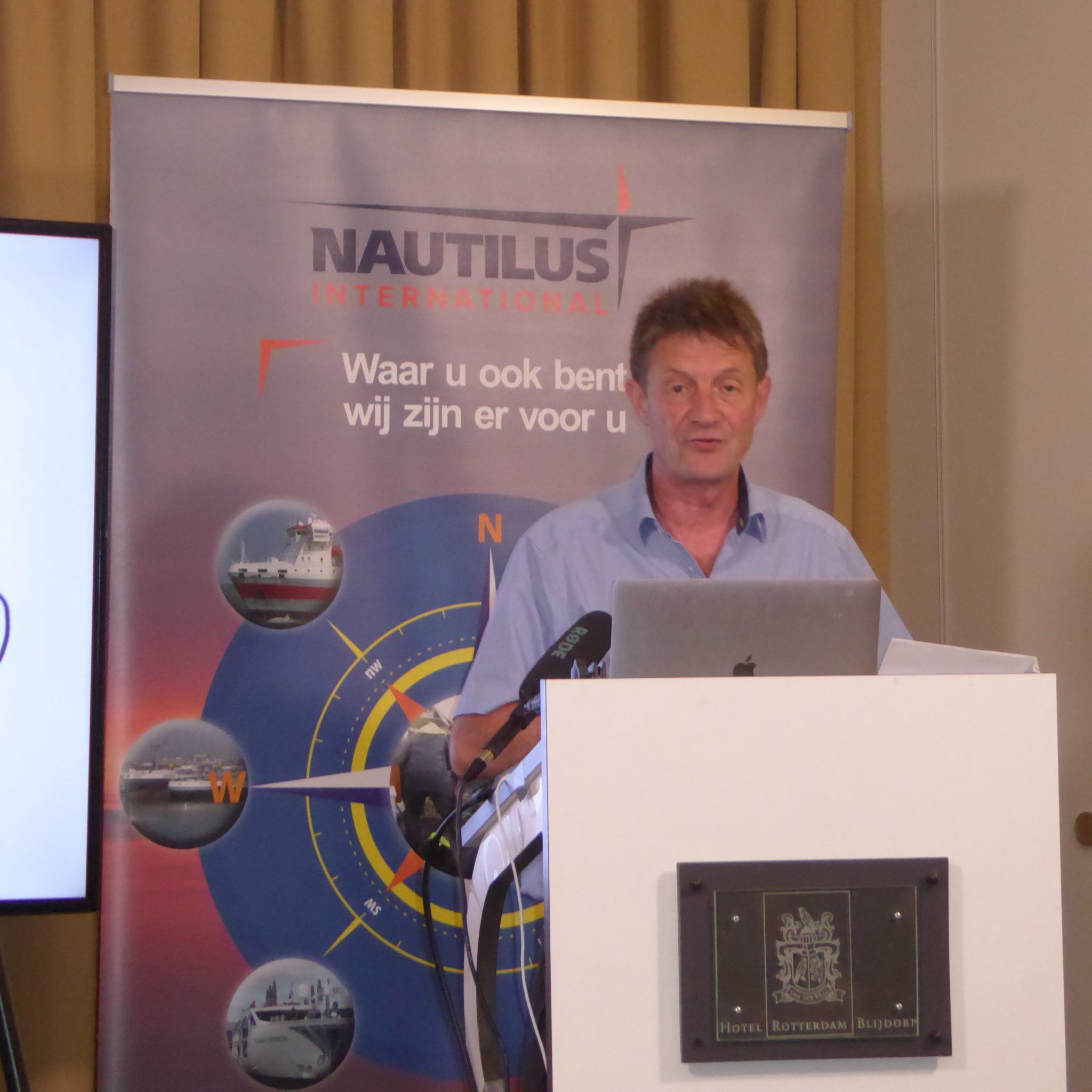 Marcel van den Broek tijdens een eerder bijeenkomst van Nautilus. (Foto Nautilus)
