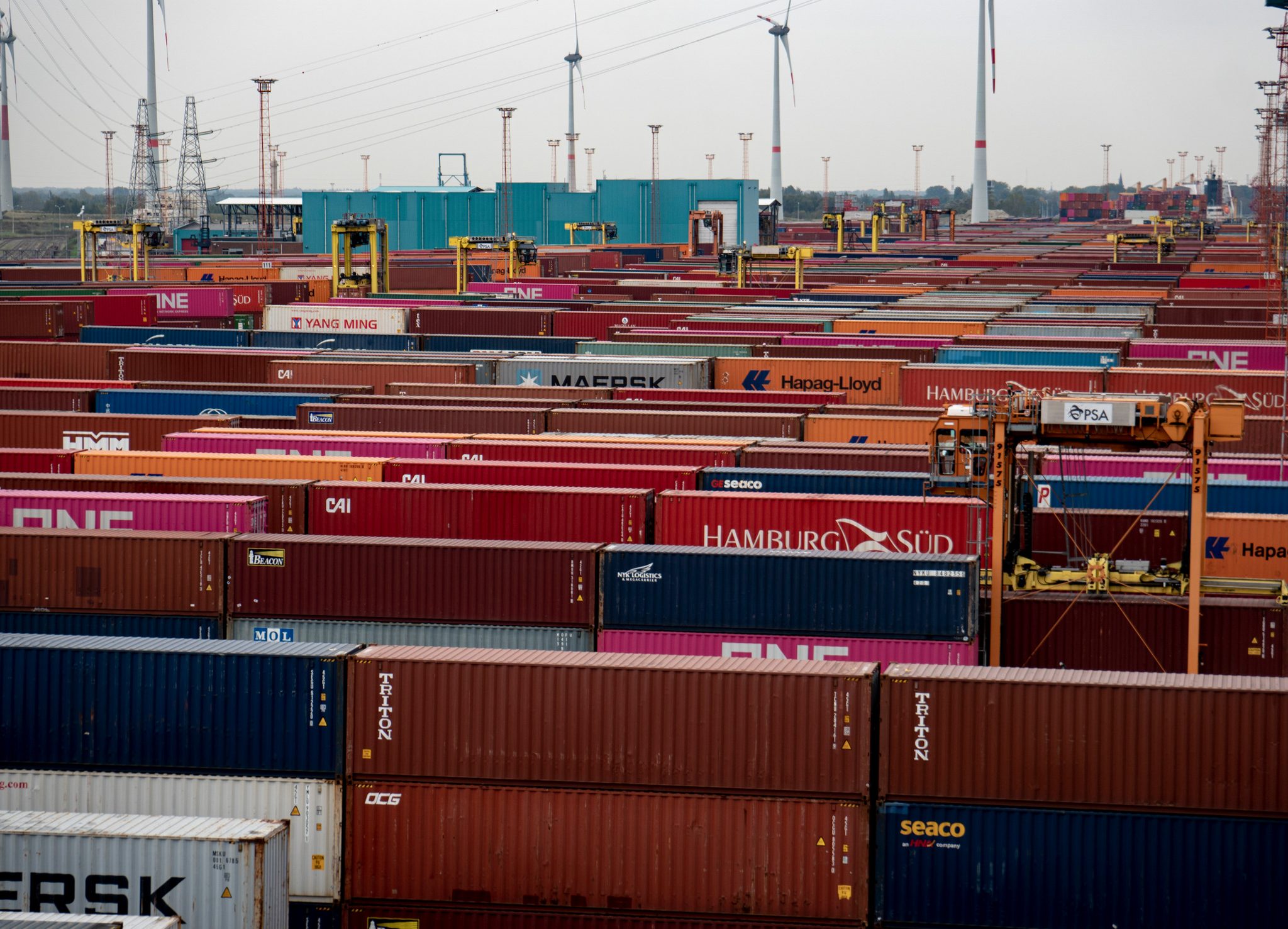 Containers in de haven van Antwerpen. (Foto Port of Antwerp)