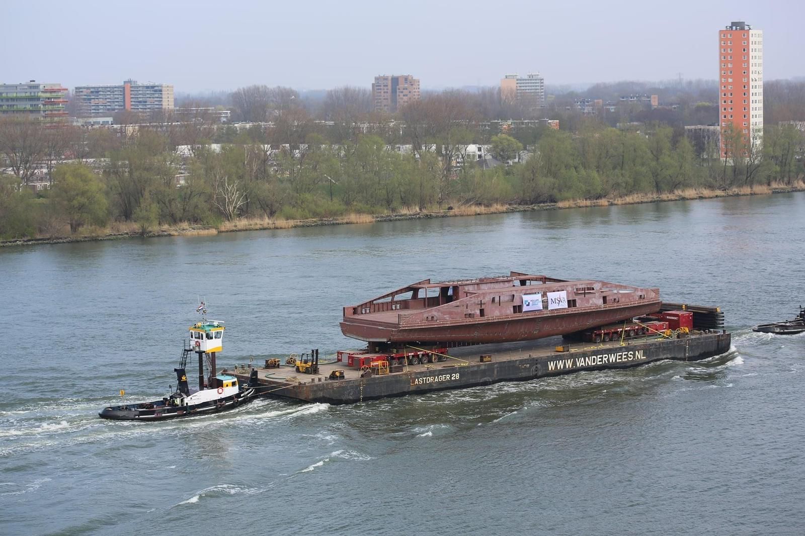 Koninklijke Van der Wees is verantwoordelijk voor het transport. (Foto Koninklijke van der Wees)