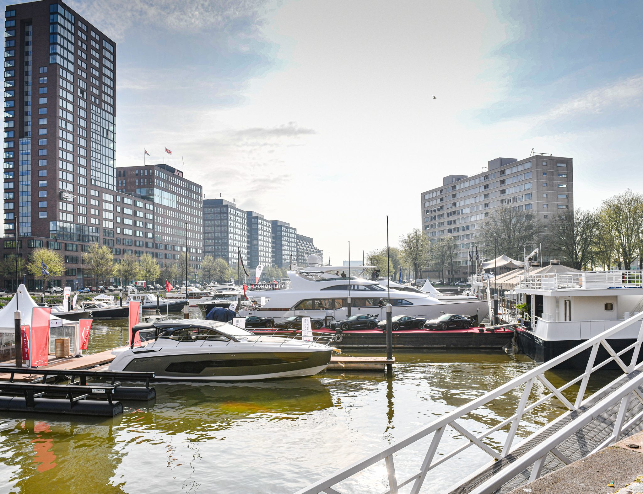 Prachtig weer tijdens de Rotterdam Boatshow. (Foto Rotterdam Boatshow)