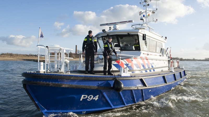De Zeehavenpolitie onderzoekt de zaak. (Foto politie)
