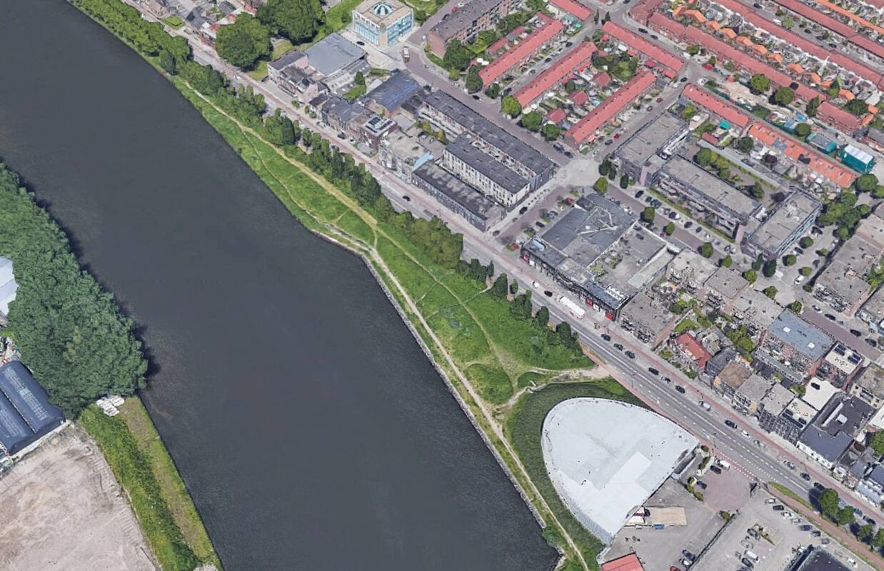 De Demkabocht in het Amsterdam-Rijnkanaal in Utrecht wordt nog voor 2025 verbreed. (Foto Rijkswaterstaat)