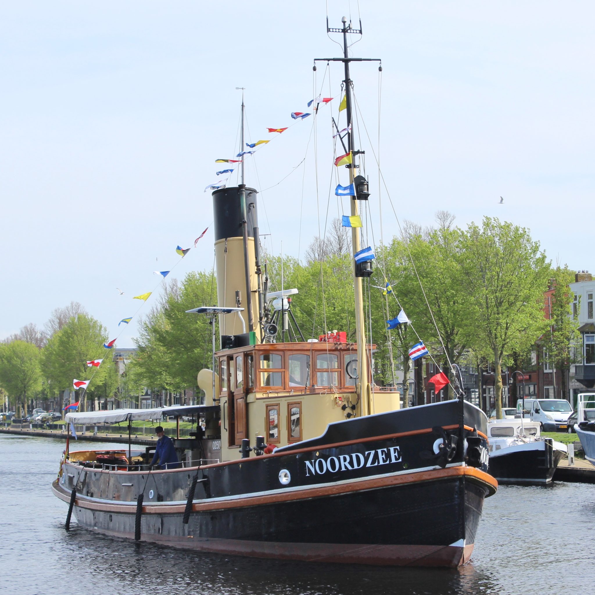 De 100-jarige stoomsleepboot Noordzee in Museumhaven Willemsoord te Den Helder. (Foto Stichting Stoomsleepboot Noordzee)