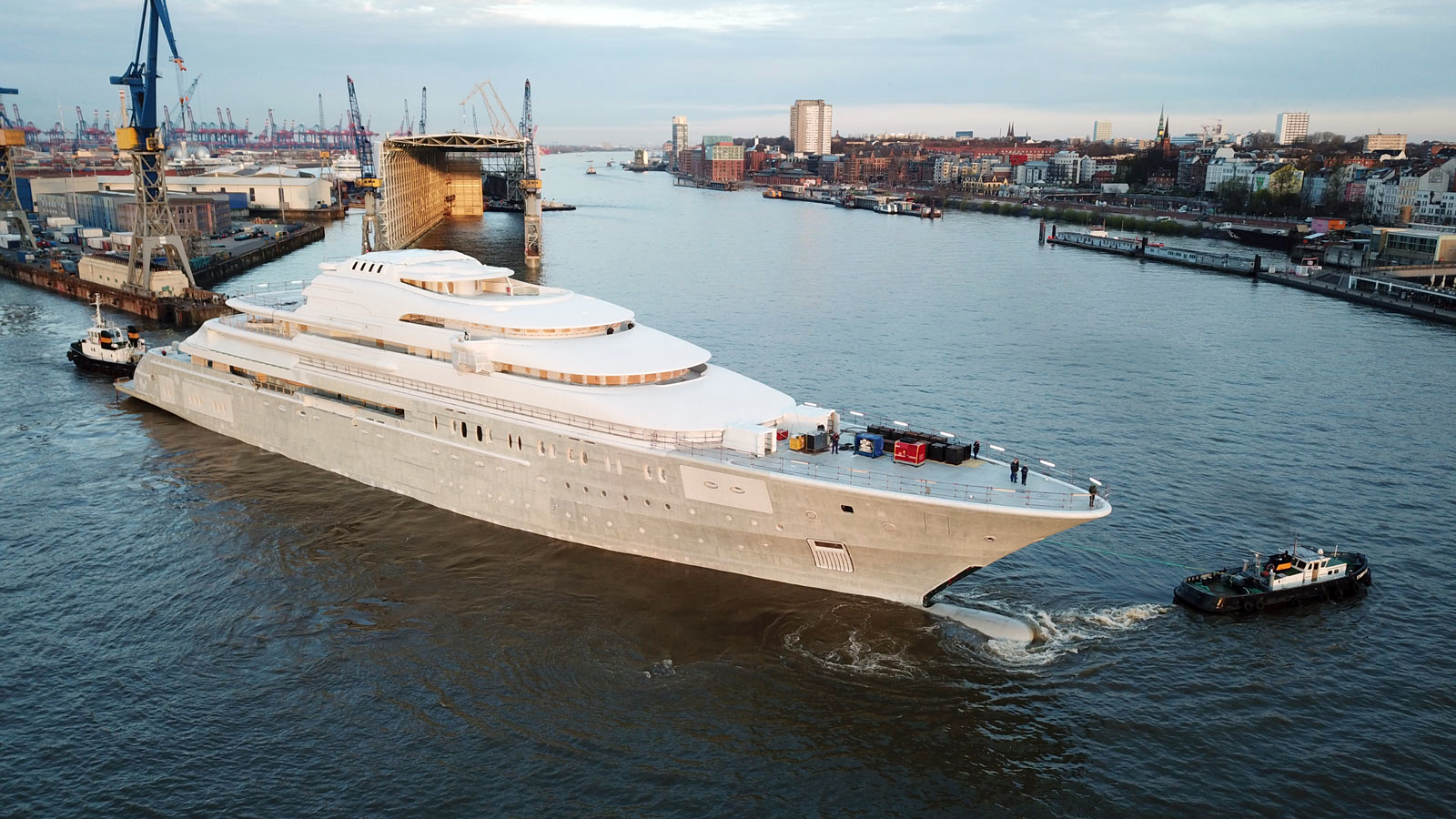 Project Opera is het grootste schip dat momenteel in aanbouw is. (Foto Superyacht Times)