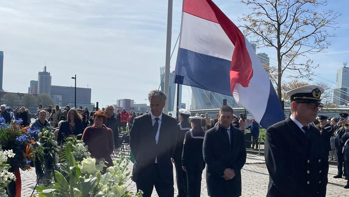 Omgekomen opvarenden koopvaardij centraal bij herdenking in Rotterdam