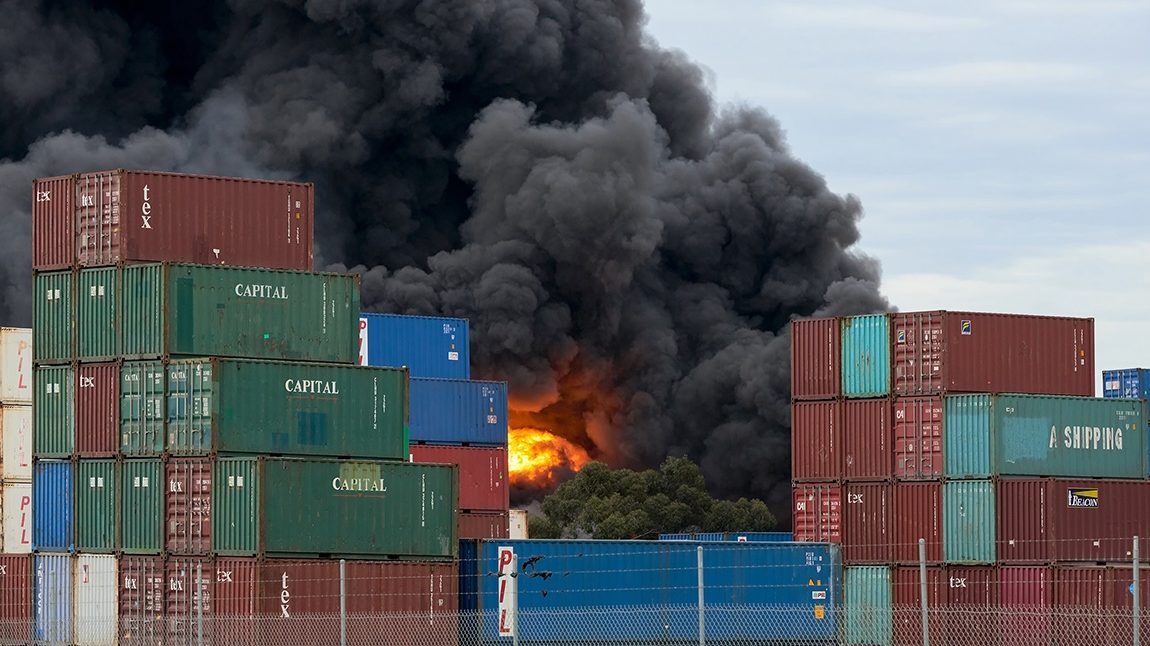 Brand blijkt een toenemende oorzaak van verlies in de scheepvaart