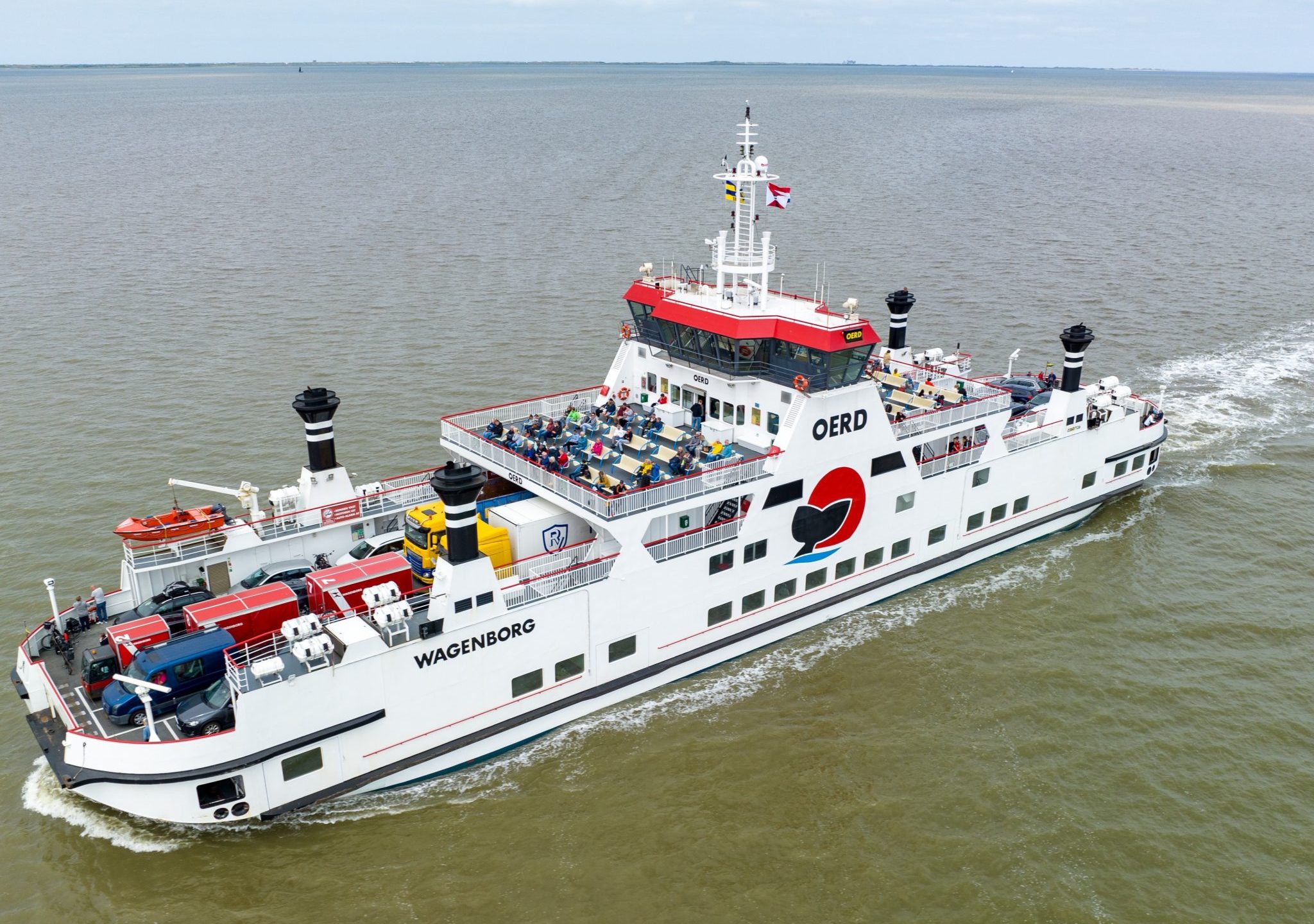 Veerboot Oerd van Rederij Wagenborg.