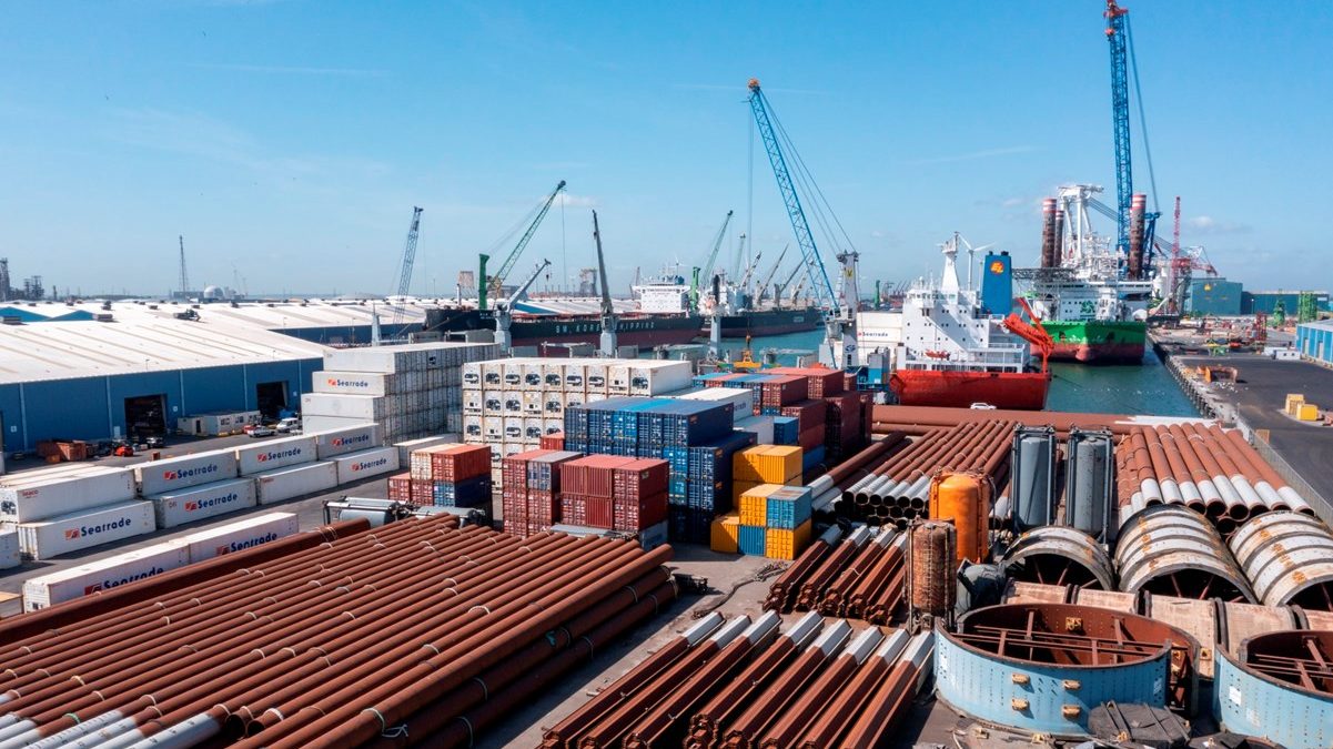Met 11% minder goederenoverslag via zeevaart komt North Sea Port terug op het niveau van 2017.