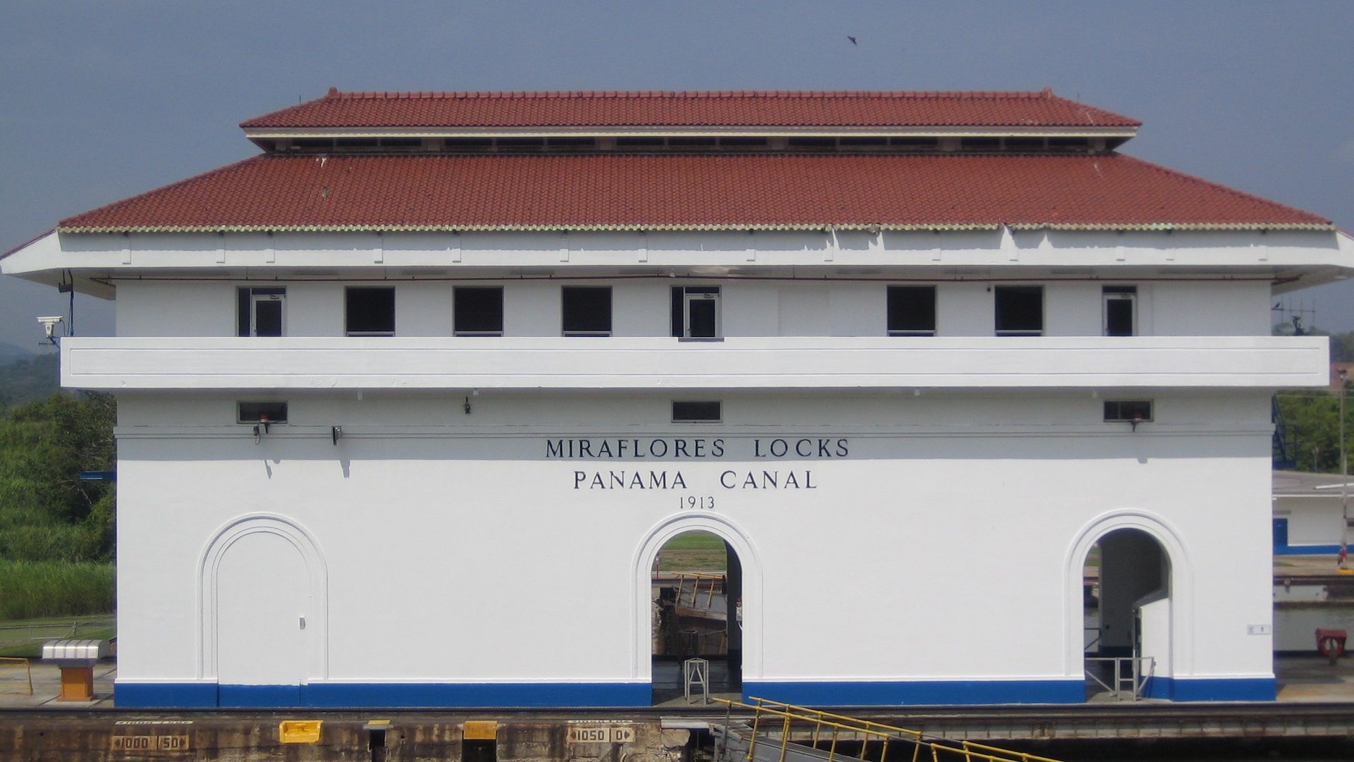 Miraflores Locks bij het Panamakanaal