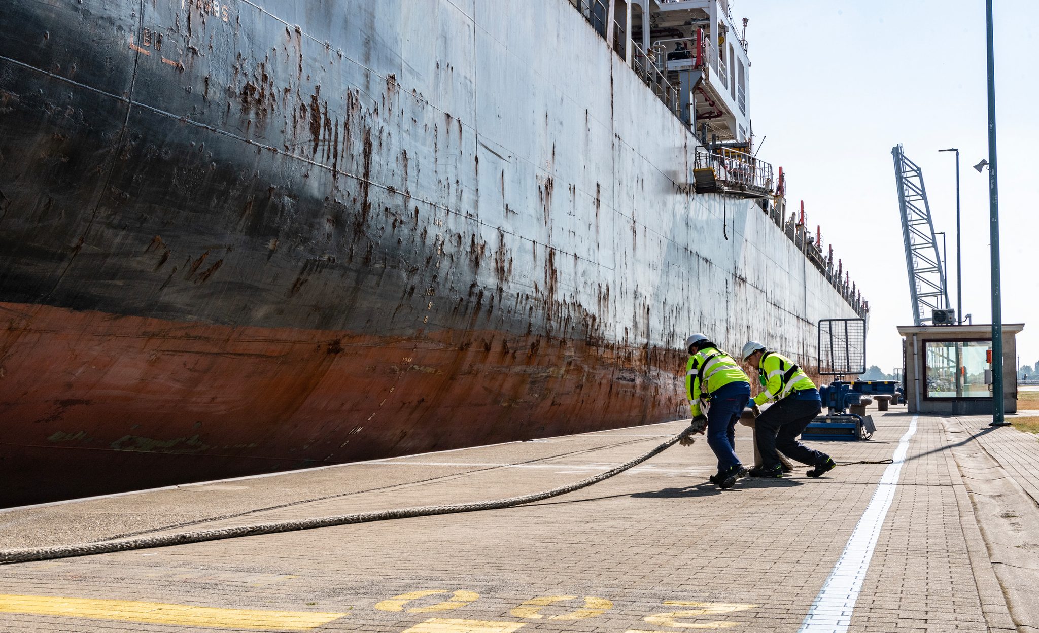 In de afgelopen 9 maanden is de containeroverslag gedaald met 6,5% naar 103,1 miljoen ton.