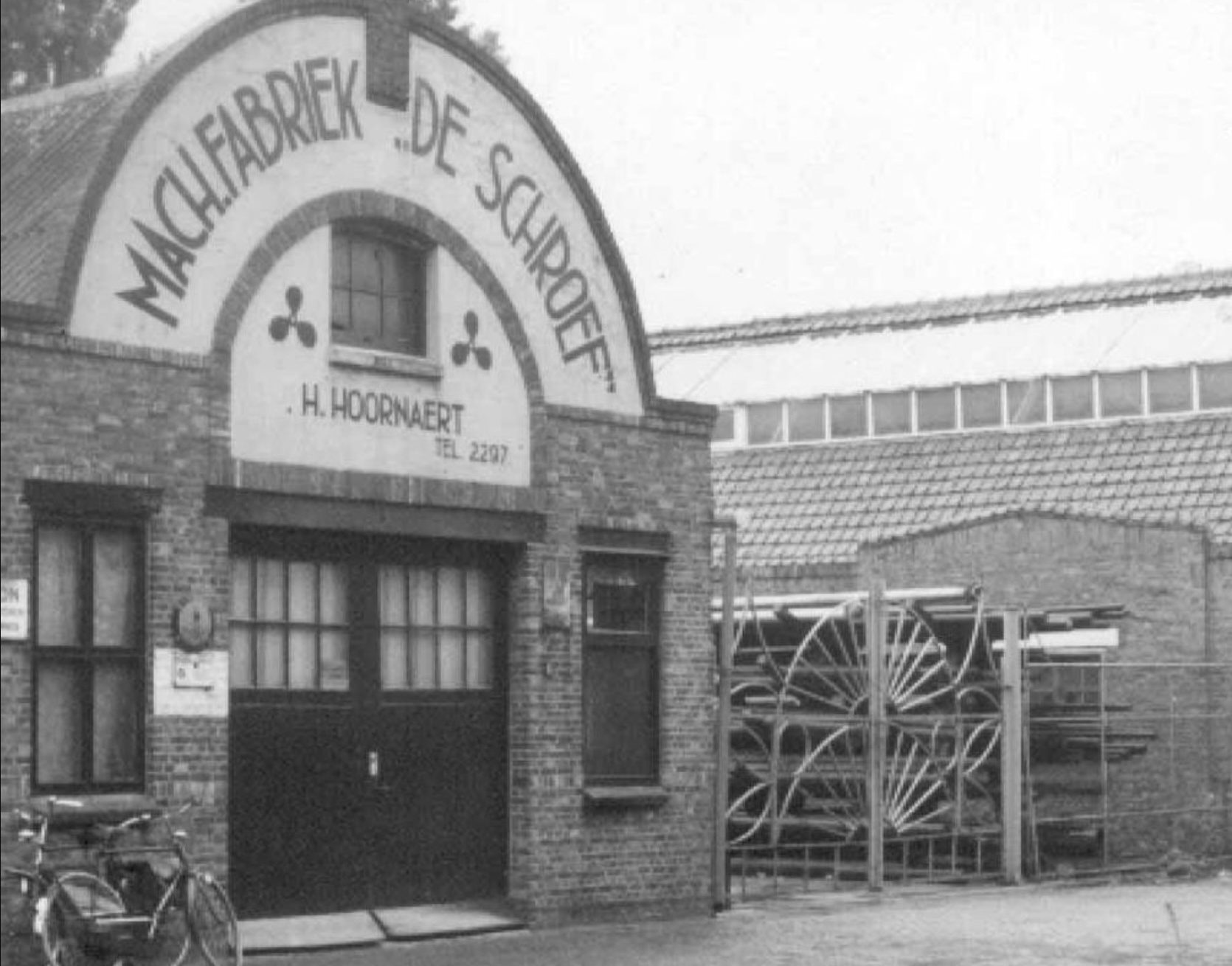 Machinefabriek 'De Schroef'in Terneuzen in 1918