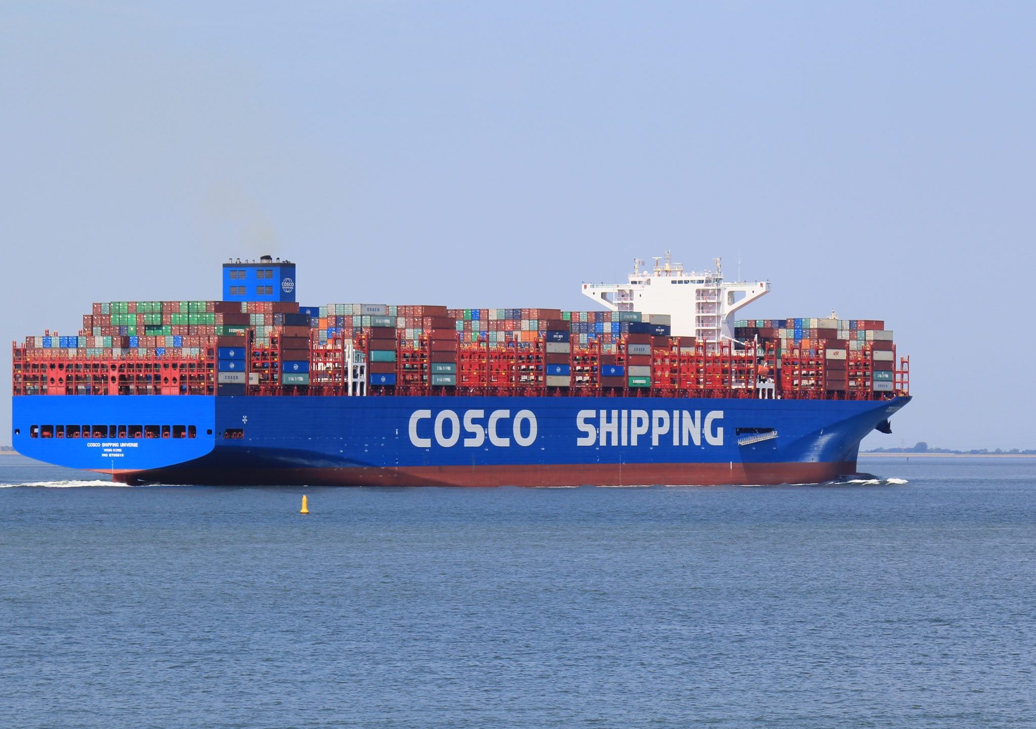 Cosco is het grootste scheepvaartbedrijf van China.