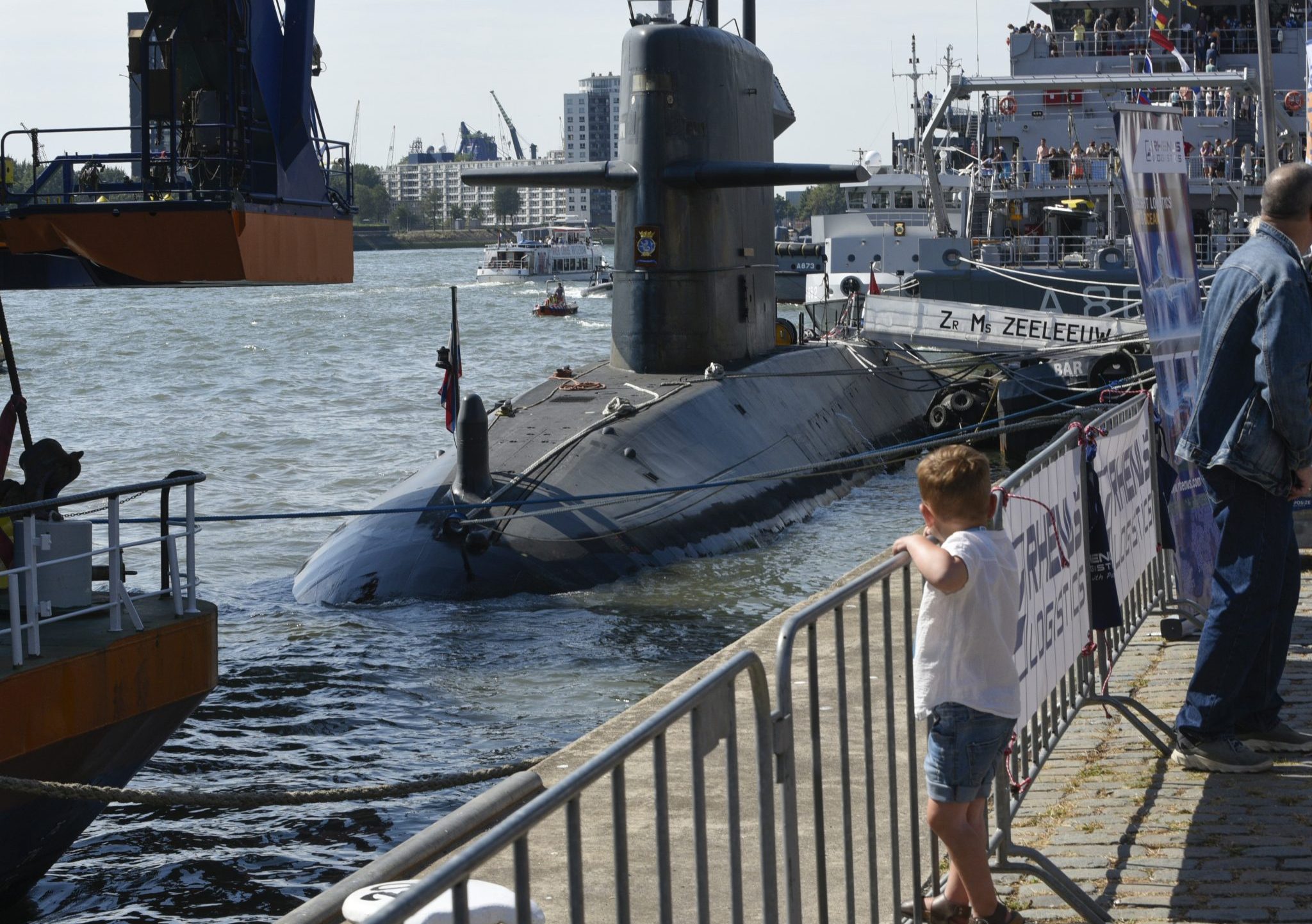 Onderzeeboot ZR Ms Zeeleeuw tijdens de Wereld havendagen